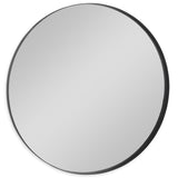 Padria Round Mirror - 122cm Black - undefined