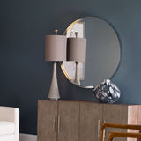 Padria Round Mirror - 40 Nickel - undefined