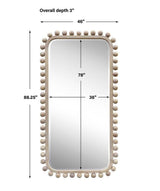 Brianza Mirror - 46x88 Natural - undefined