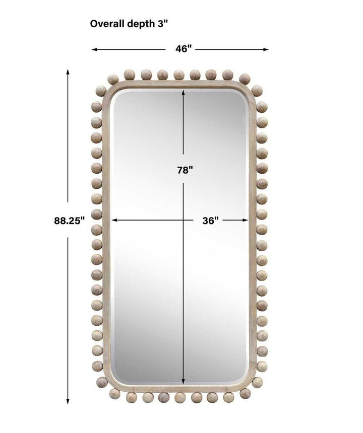 Brianza Mirror - 46x88 Natural - undefined