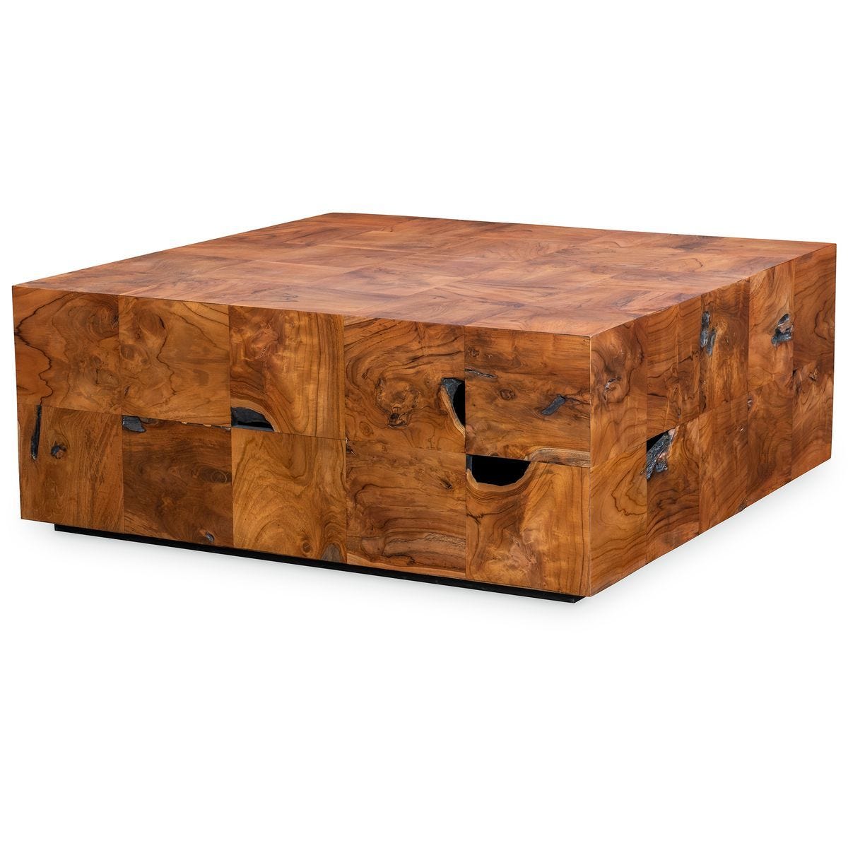 Teak Tac Toe Coffee Table - Carmel - undefined