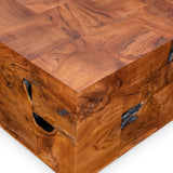 Teak Tac Toe Coffee Table - Carmel - undefined