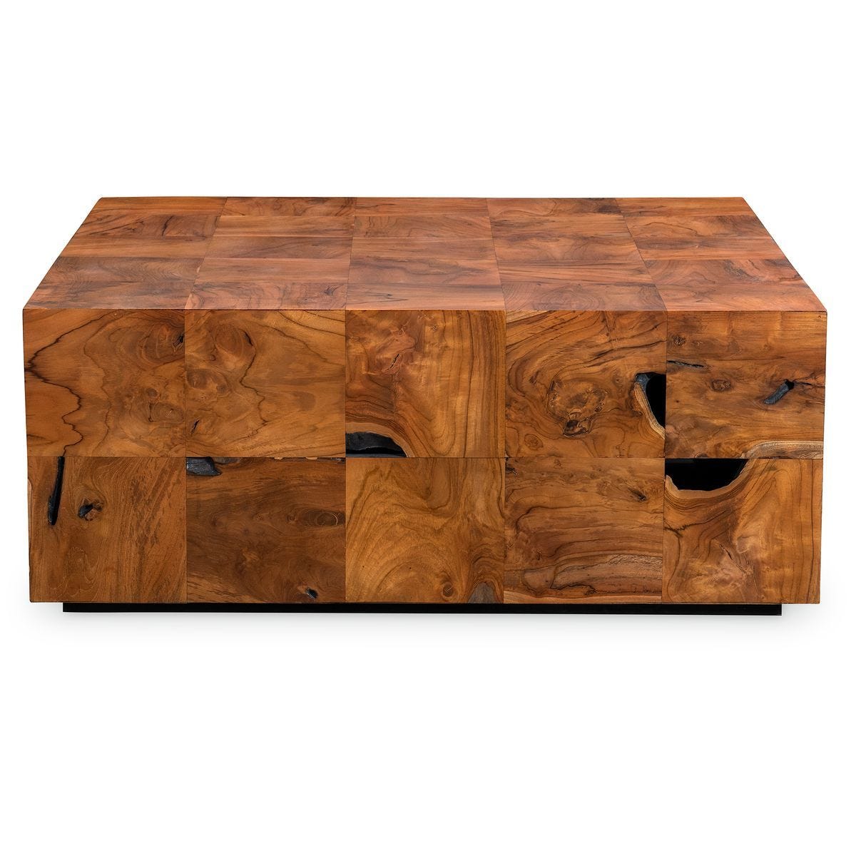 Teak Tac Toe Coffee Table - Carmel - undefined