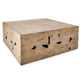 Teak Tac Toe Coffee Table - Light - undefined