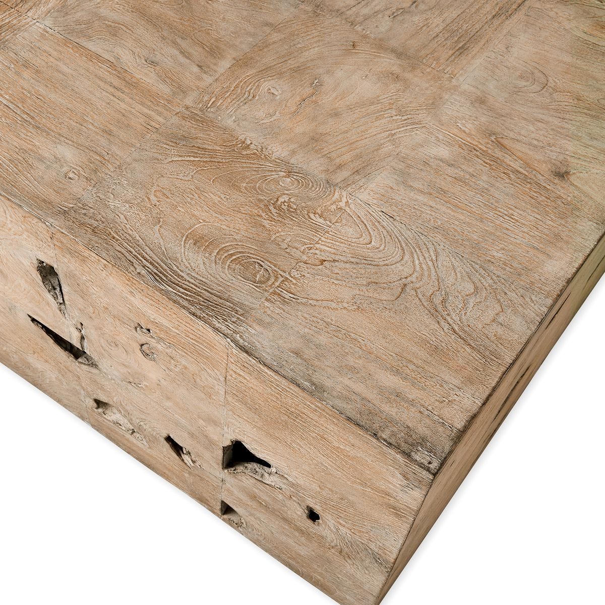 Teak Tac Toe Coffee Table - Light - undefined
