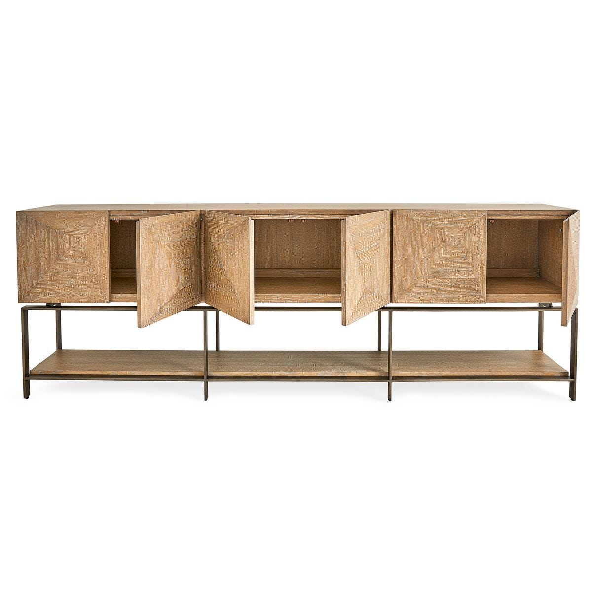 Trapezoid 6 Door Cabinet - undefined