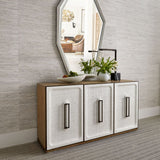 White Linen 3 Door Cabinet - undefined