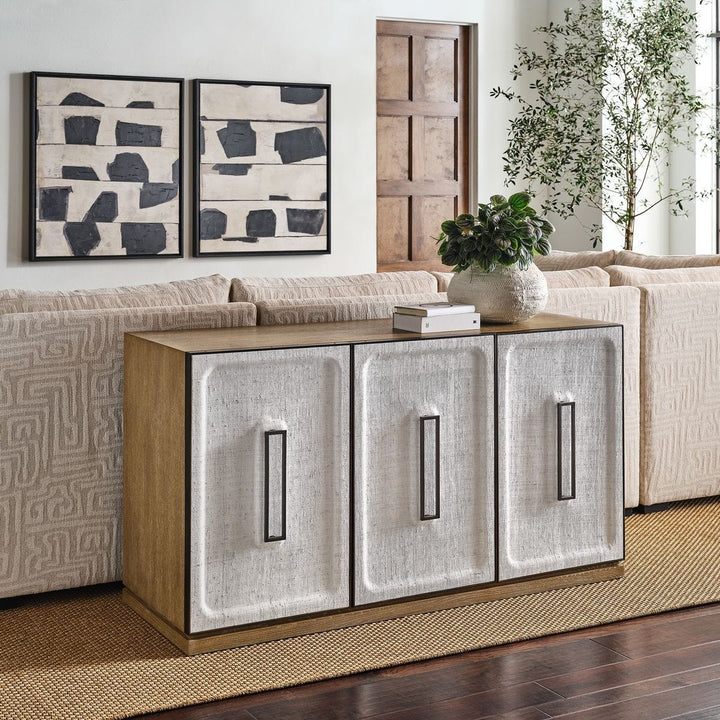White Linen 3 Door Cabinet - undefined