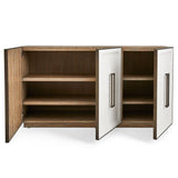 White Linen 3 Door Cabinet - undefined