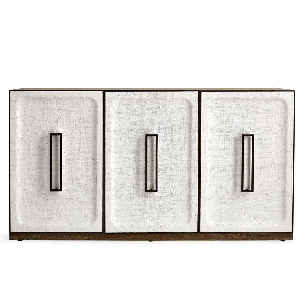 White Linen 3 Door Cabinet - undefined