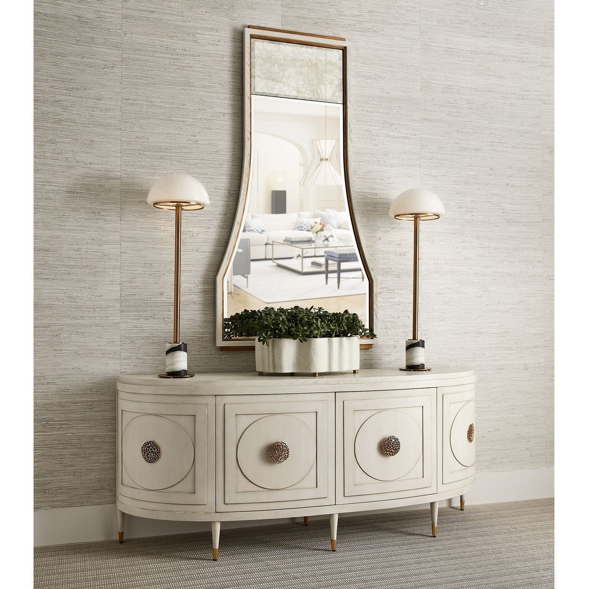 Paris Console Cabinet in White - Large - undefined