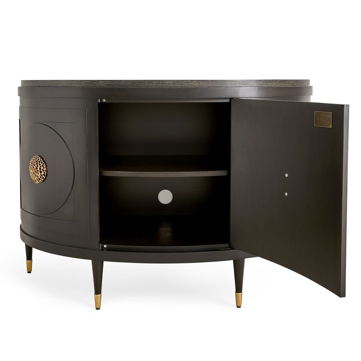 Paris 48 Inch Console Cabinet in Espresso - undefined
