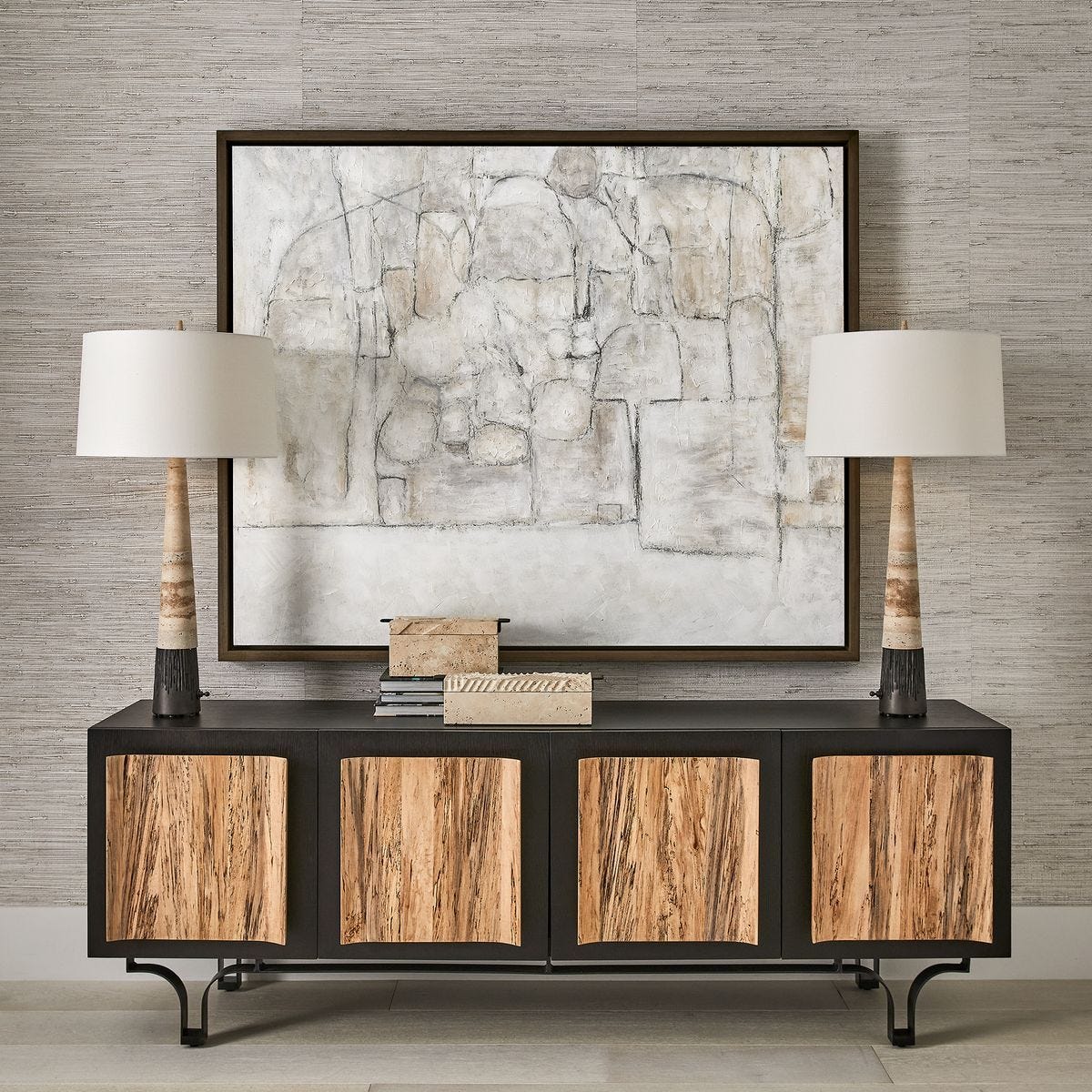 Curves Ahead 4 Door Cabinet - undefined
