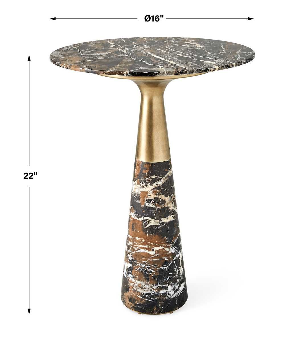 Pier Accent Table - Marble - undefined