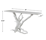 Big Sur Console Table - Matte White - undefined