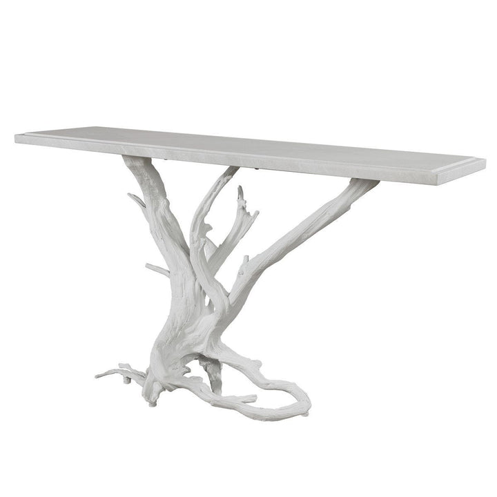 Big Sur Console Table - Matte White - undefined