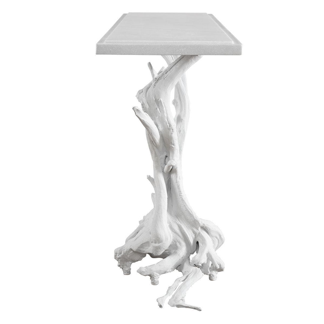 Big Sur Console Table - Matte White - undefined