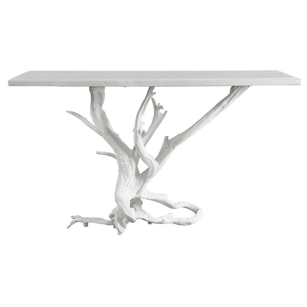 Big Sur Console Table - Matte White - undefined
