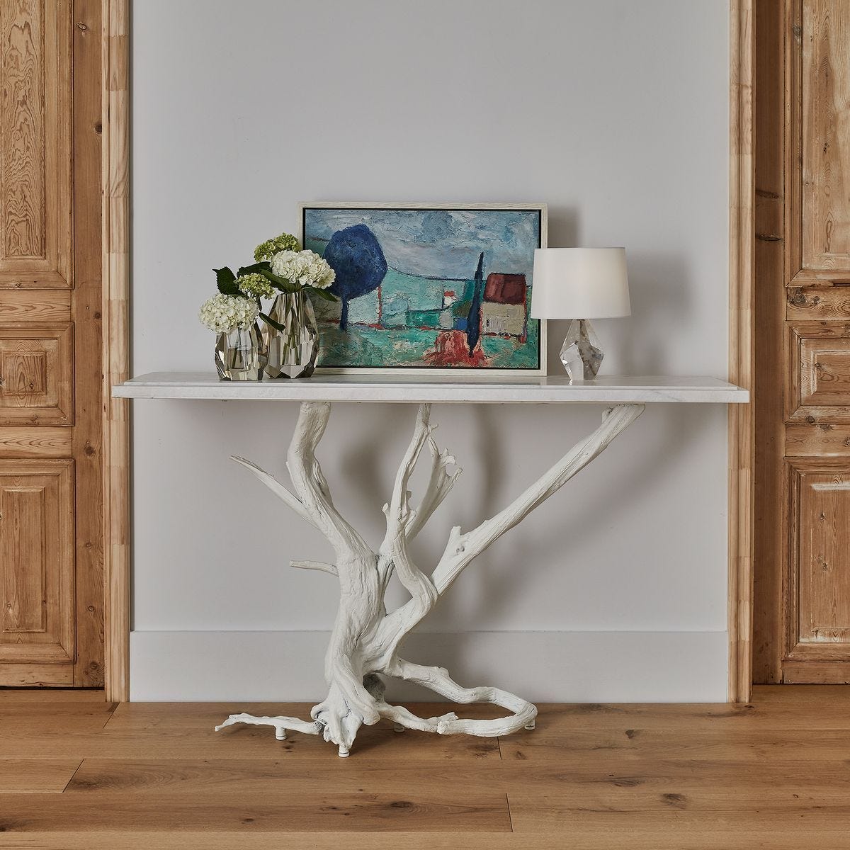 Big Sur Console Table - Matte White - undefined