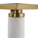 White Pillar Console Table - undefined