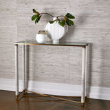 White Pillar Console Table - undefined