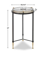 Ice Block Accent Table - Round - undefined