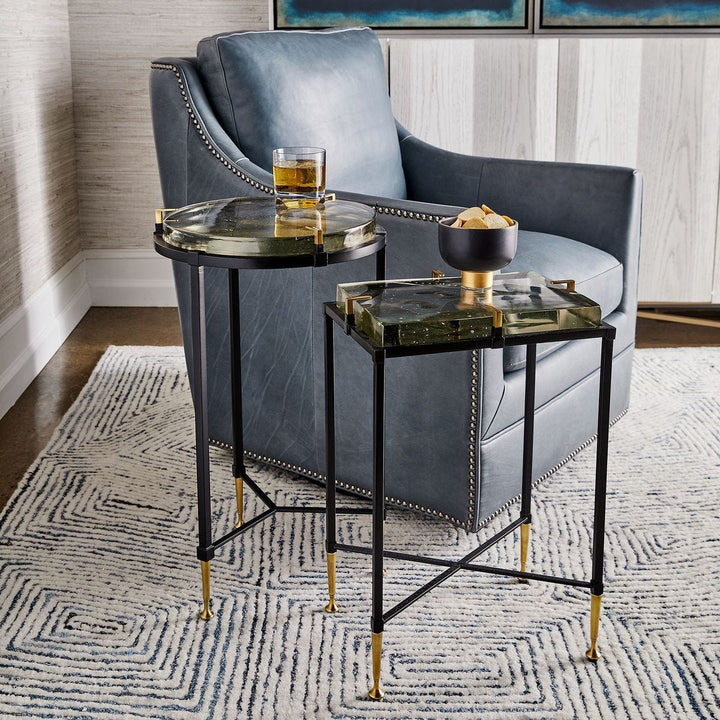 Ice Block Accent Table - Round - undefined