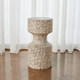 Whittled Accent Table - undefined