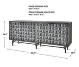 Foursquare 4 Door Cabinet - undefined