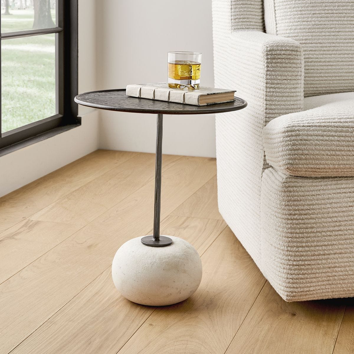 Button Up Accent Table - undefined