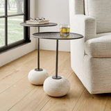 Button Up Accent Table - undefined
