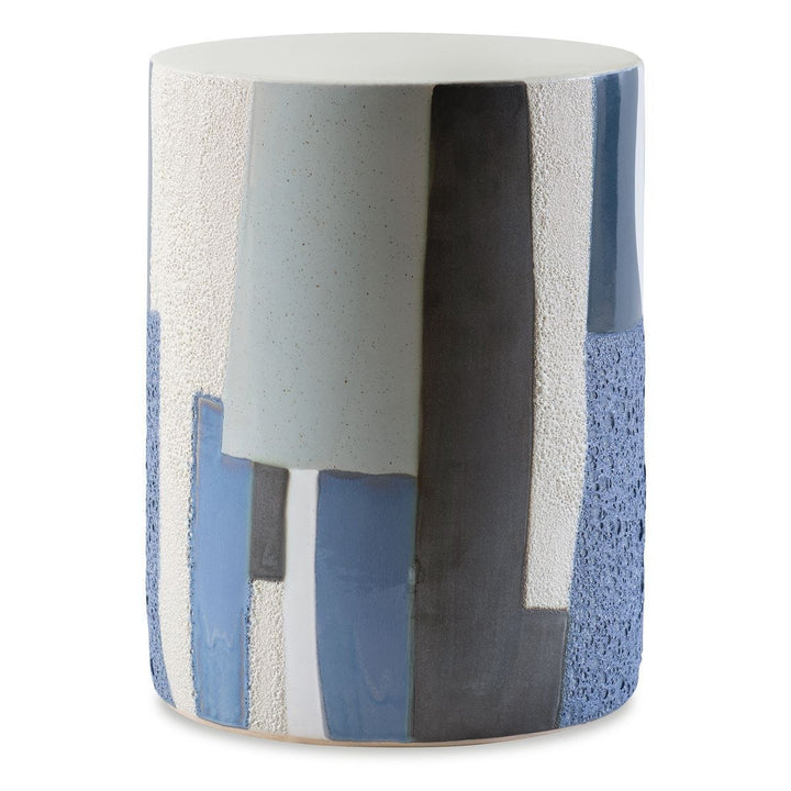 Graph Side Table in Blue - undefined