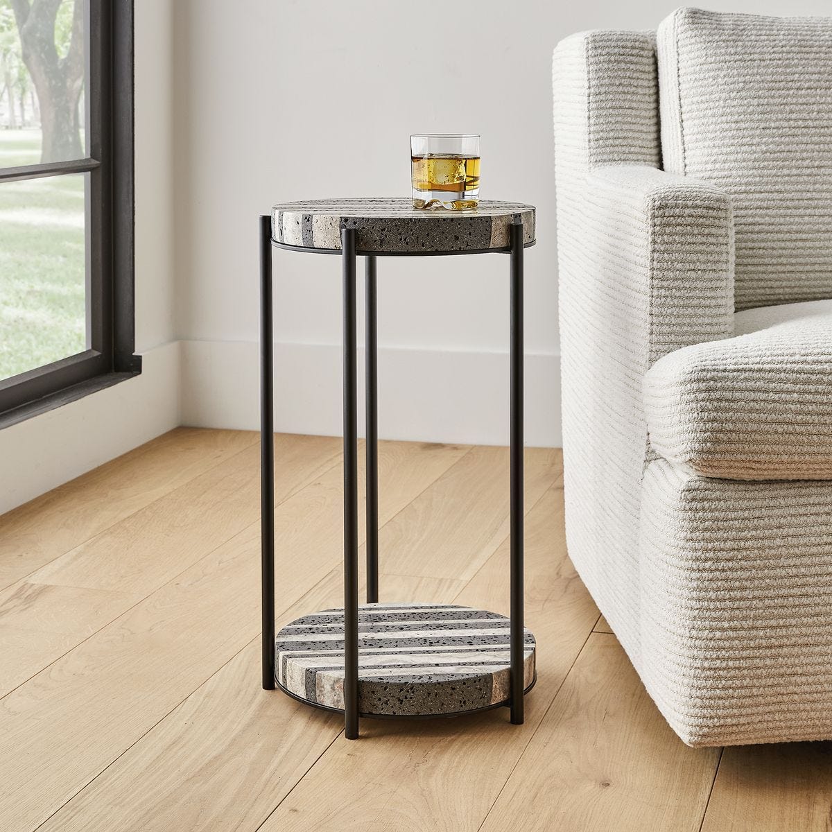 Strie Accent Table - undefined