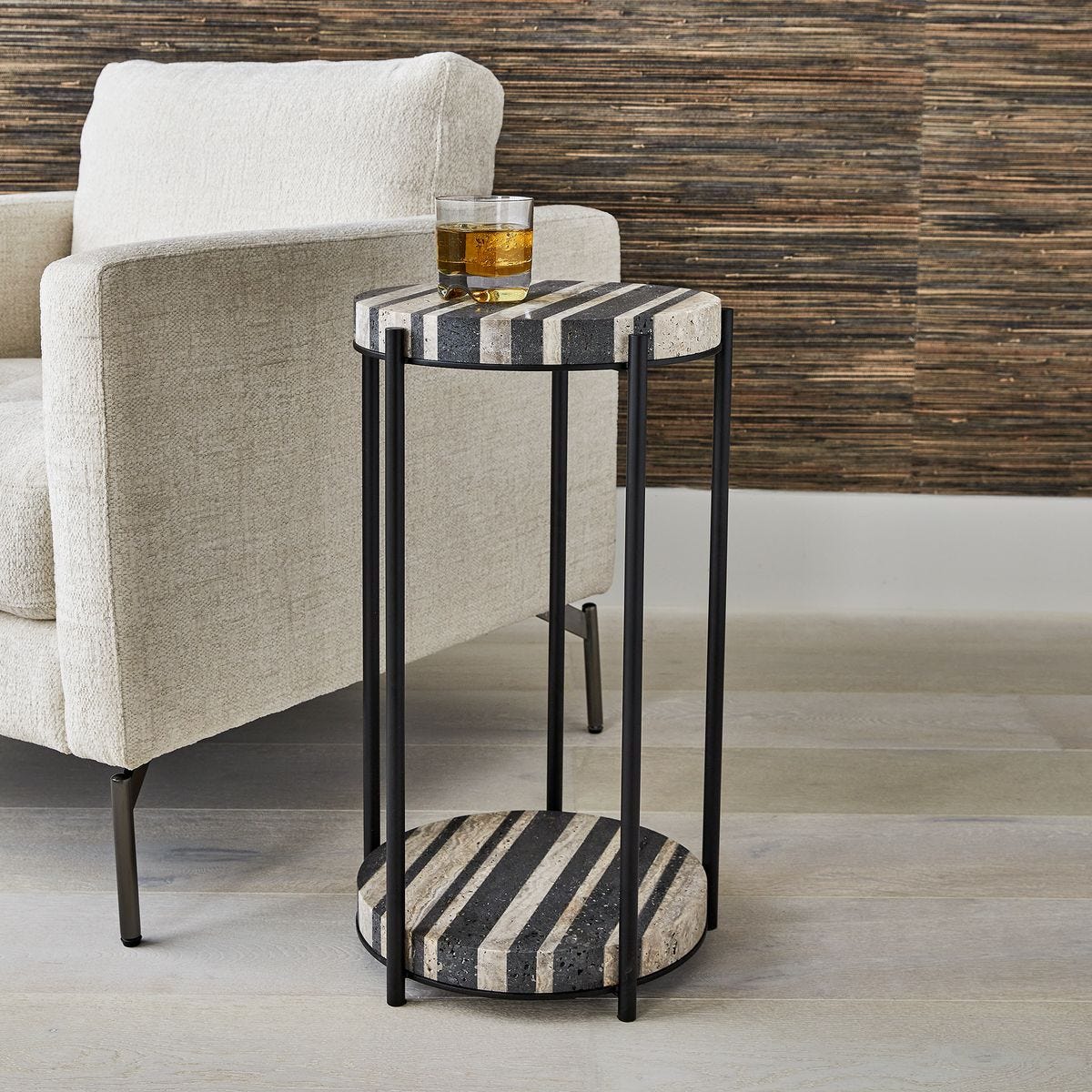 Strie Accent Table - undefined