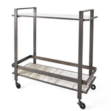 Roll Along Bar Cart - Bronze - undefined