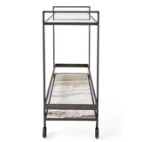 Roll Along Bar Cart - Bronze - undefined
