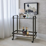 Roll Along Bar Cart - Bronze - undefined