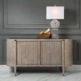 Tambour Cabinet - Natural Wash - undefined
