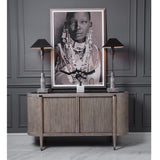 Tambour Cabinet - Natural Wash - undefined