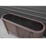 Tambour Cabinet - Natural Wash - undefined