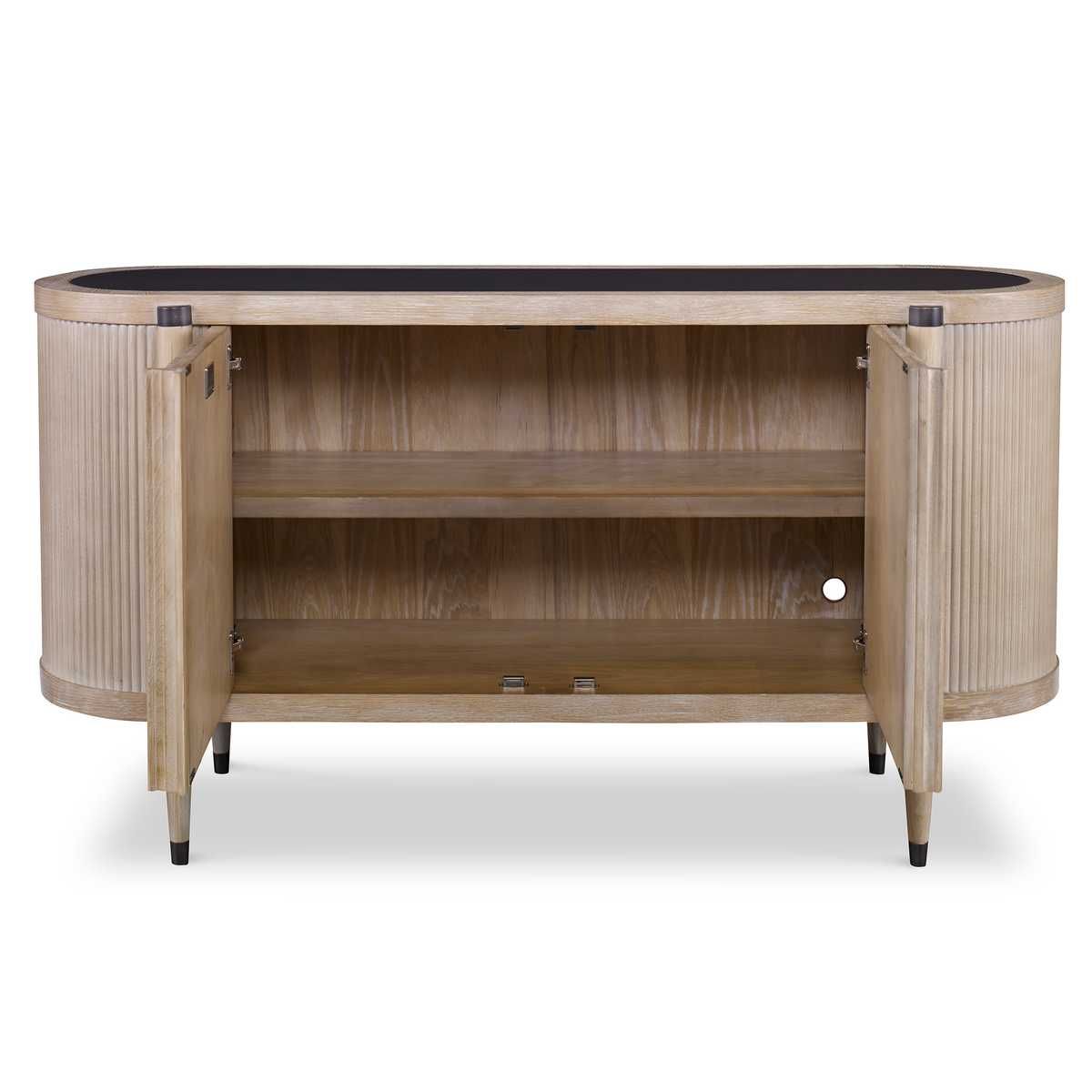Tambour Cabinet - Natural Wash - undefined