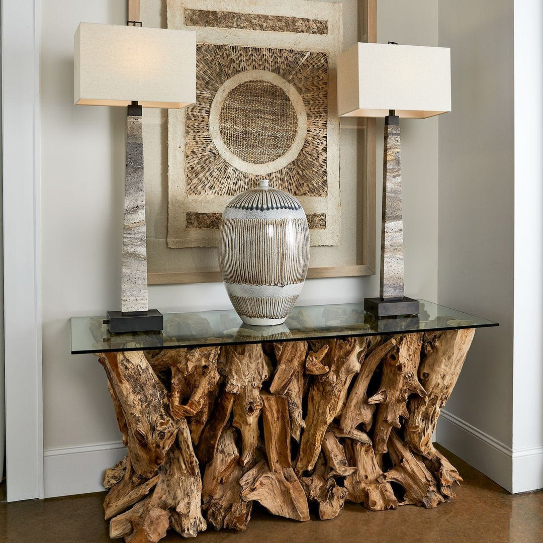 Teak Root Console Table - undefined