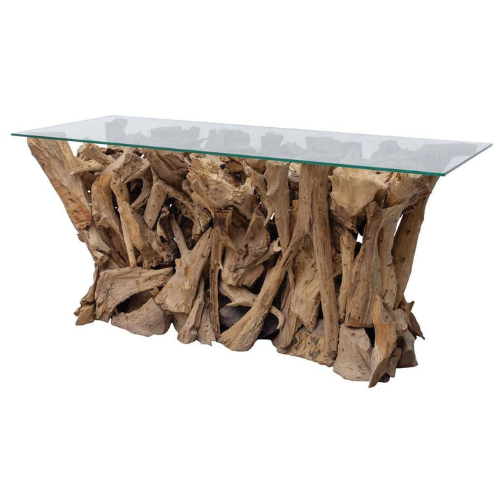 Teak Root Console Table - undefined