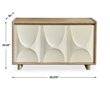 Swoosh 3 Door Cabinet - undefined