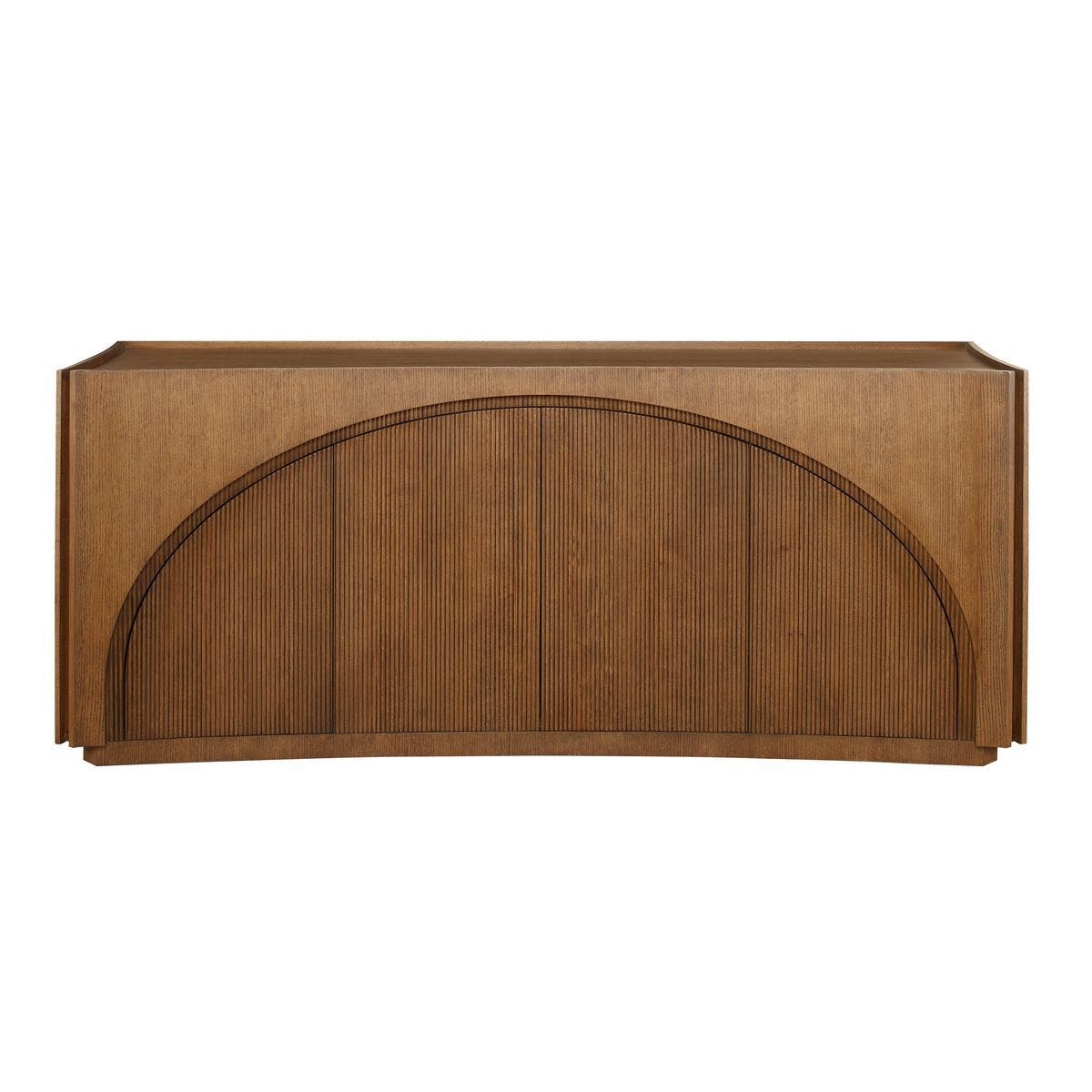 High Light, Lighted 4 Door Console Cabinet - undefined