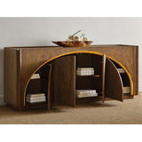 High Light, Lighted 4 Door Console Cabinet - undefined