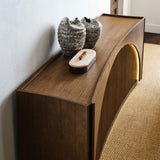 High Light, Lighted 4 Door Console Cabinet - undefined
