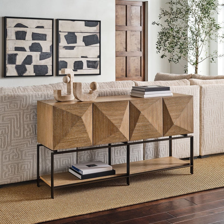 Trapezoid 4 Door Cabinet - undefined