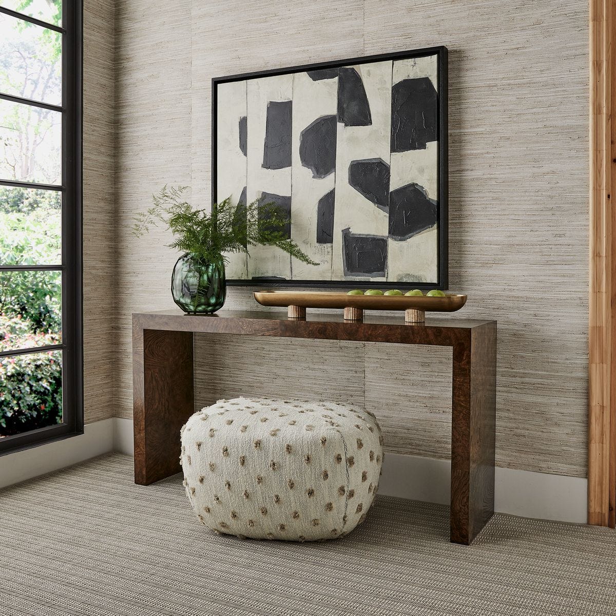 Ingrain Console Table in Cocoa Brown - undefined