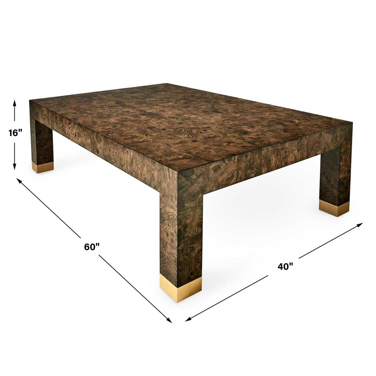 Ingrain Coffee Table in Cocoa Brown - undefined
